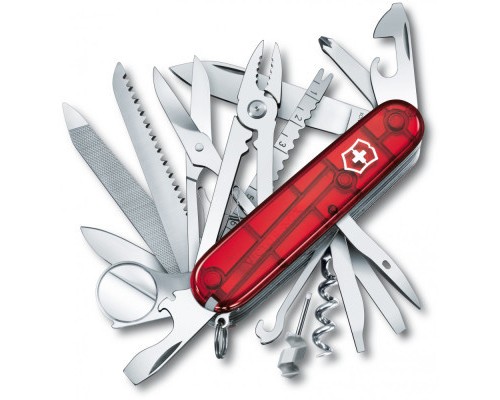 Ніж Victorinox Swisschamp Transparent Red (1.6795.T)