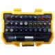 Набір біт DeWALT Phillips, Pozidriv, Torx, Slotted, Hex, L=25 мм, 32 шт, кейс (DT7969)
