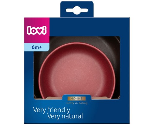 Тарілка дитяча Lovi Pistachio Tamarillo Бордові 2 шт (21/531_red)