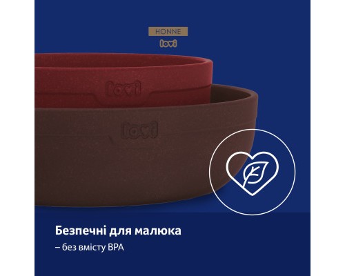 Тарілка дитяча Lovi Pistachio Tamarillo Бордові 2 шт (21/531_red)