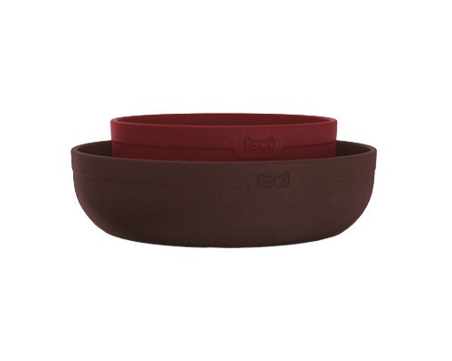 Тарілка дитяча Lovi Pistachio Tamarillo Бордові 2 шт (21/531_red)