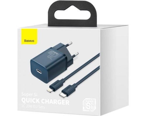 Зарядний пристрій Baseus Super Si 1C Blue (TZCCSUP-B03)