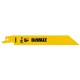 Полотно DeWALT пиляльне біметалеве, чистий пропил, 152 мм, 23 TPI, 5 шт (DT2385)