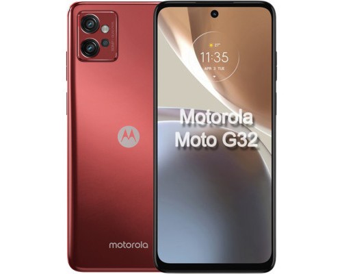 Мобільний телефон Motorola G32 6/128GB Satin Maroon (PAUU0040RS)