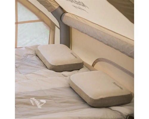 Туристична подушка Naturehike NH22ZT002 з пам'яттю 50x32x11 см Beige (6927595708583)