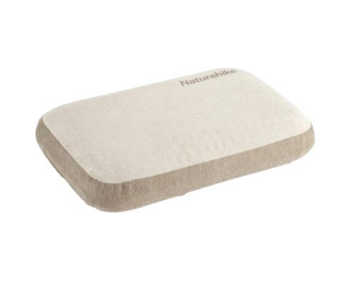 Туристична подушка Naturehike NH22ZT002 з пам'яттю 50x32x11 см Beige (6927595708583)