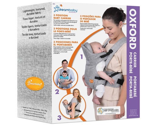 Рюкзак-переноска DreamBaby Oxford Denim Grey (G265)