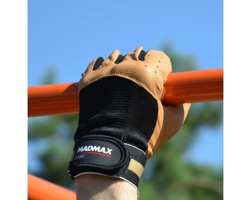 Рукавички для фітнесу MadMax MFG-248 Clasic Brown XXL (MFG-248-Brown_XXL)