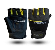 Рукавички для фітнесу PowerPlay 9058 Energy чорно-жовті M (PP_9058_M_Energy)