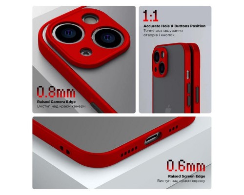 Чохол до мобільного телефона Armorstandart Frosted Matte Samsung M34 5G (M346) Red (ARM69713) Чохол до мобільного телефона Armorstandart Frosted Matte Samsung M34 5G (M346) Red (ARM69713)