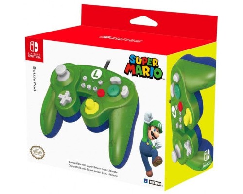 Геймпад Hori Battle Pad (Luigi) for Nintendo Switch (NSW-136U)