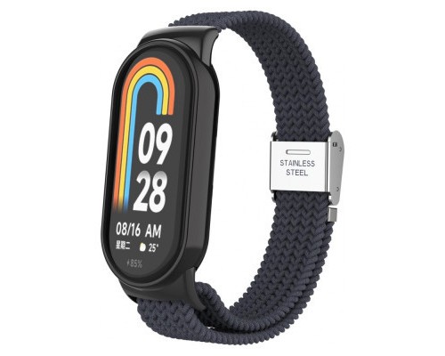 Ремінець до фітнес браслета Armorstandart Braided Solo Loop для Xiaomi Mi Band 7/6/5/4 Charcoal (ARM69904)