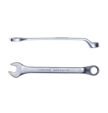 Ключ Sigma ріжково-накидний глибокий 22мм CrV satine (6024221)