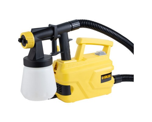 Фарбопульт Sigma електричний HVLP 500Вт 2.6мм 700мл/хв, нижній бак, 700мл (6816021)