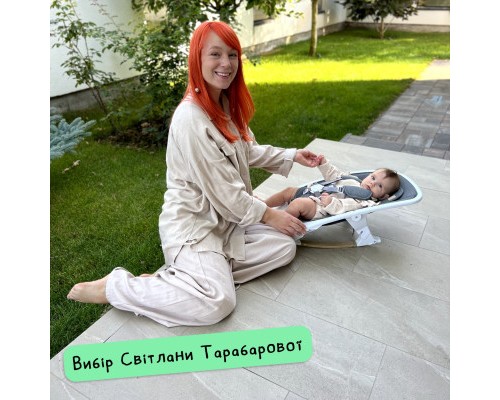 Крісло-гойдалка Tutti Bambini Bambini Nova білий (611015/3511) Крісло-гойдалка Tutti Bambini Bambini Nova білий (611015/3511)