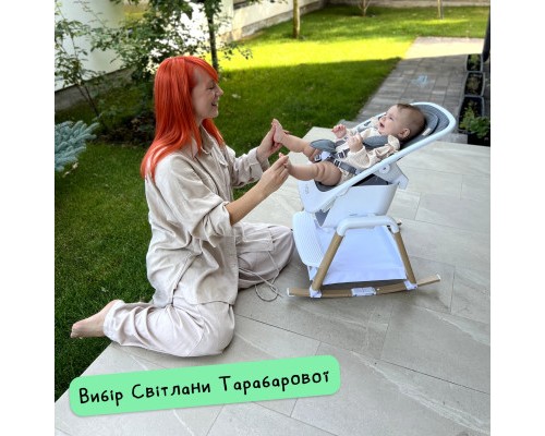 Крісло-гойдалка Tutti Bambini Bambini Nova білий (611015/3511) Крісло-гойдалка Tutti Bambini Bambini Nova білий (611015/3511)