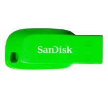 USB флеш накопичувач SanDisk 32GB Cruzer Blade Green USB 2.0 (SDCZ50C-032G-B35GE) 
