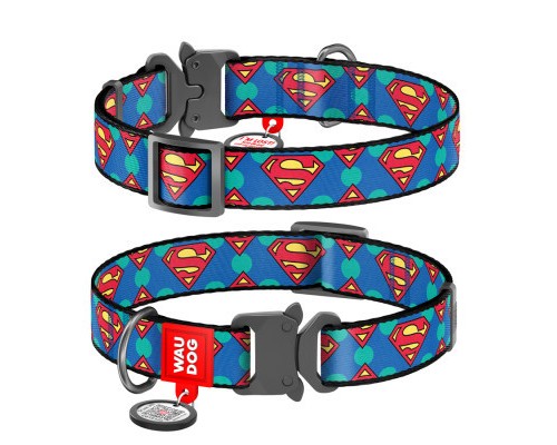 Нашийник для тварин WAUDOG Nylon з QR паспортом 