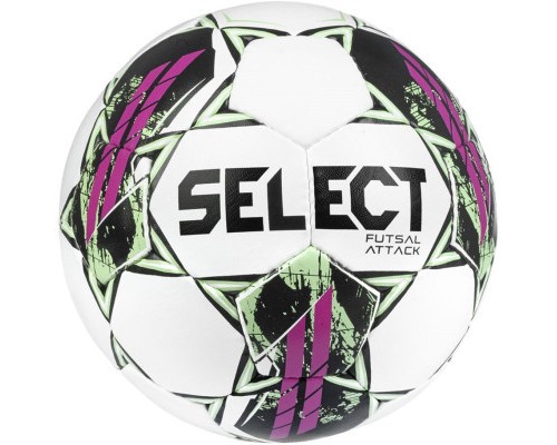 М'яч футзальний Select Attack v22 біло-рожевий Уні 4 (5703543298419)