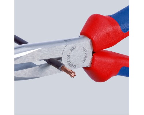 Плоскогубці KNIPEX круглогубці з ріжучими крайками подовжені (26 15 200)