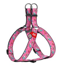 Шлея для собак WAUDOG Nylon з QR паспортом 