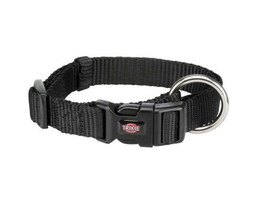 Нашийник для тварин Trixie Premium нейлон XXS–XS: 15–25см/10 мм чорний (4047974202111)