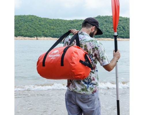 Дорожня сумка Naturehike баул водонепроникний NH20FSB03 60 л червона (6927595744284)