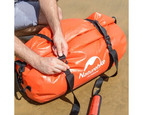 Дорожня сумка Naturehike баул водонепроникний NH20FSB03 60 л червона (6927595744284)