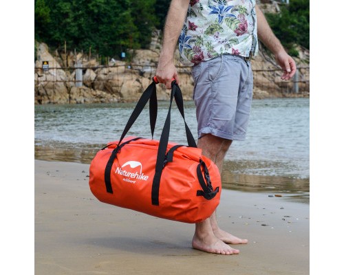 Дорожня сумка Naturehike баул водонепроникний NH20FSB03 60 л червона (6927595744284)