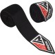 Бинт для спорту RDX для боксу WX Professional Boxing Hand Wraps Black (4.5м.) (HWX-RB+)
