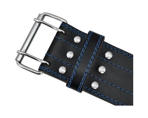 Атлетичний пояс RDX для пауерліфтингу RD1 шкіряний Blue XL (WPB-RD1U-XL)