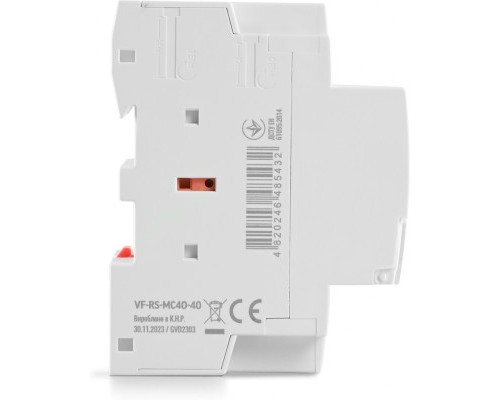 Контактор Videx 4п 40А 4НВ VF-RS-MC4O-40 RESIST