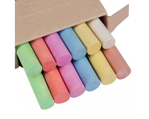 Крейда Yes кольорова Ninja 12 шт кругла (400518)