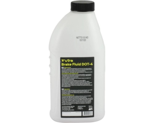 Гальмівна рідина VIRA Brake Fluid DOT-4 0,5 л (VI1001)