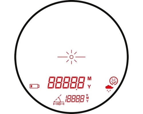 Бінокль Hawke Frontier LRF Green 10x42 з далекоміром 2300 м (38615)