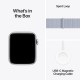 Смарт-годинник Apple Watch SE 2024 GPS 44mm Silver Aluminium Case with Blue Cloud Sport Loop (MXET3QH/A)