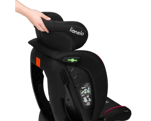 Автокрісло Lionelo Aart I-Size Black Carbon Red (LO-AART I-SIZE BLACK CARBON RED)