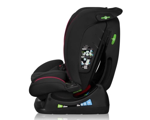 Автокрісло Lionelo Aart I-Size Black Carbon Red (LO-AART I-SIZE BLACK CARBON RED)