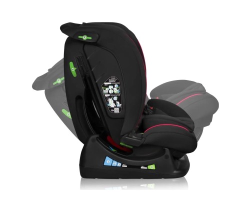 Автокрісло Lionelo Aart I-Size Black Carbon Red (LO-AART I-SIZE BLACK CARBON RED)