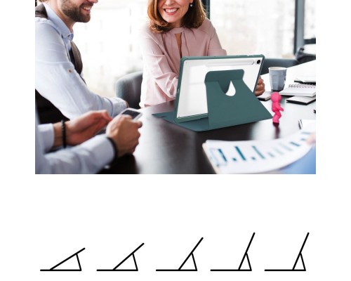 Чохол до планшета BeCover 360° Rotatable Samsung Galaxy Tab S10 Plus (SM-X820/SM-X826) 12.4