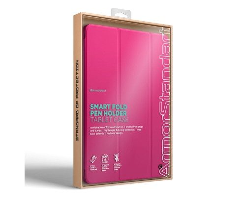Чохол до планшета Armorstandart Smart Fold Pen Apple iPad Air 11 (2024) Rose Red (ARM78122)