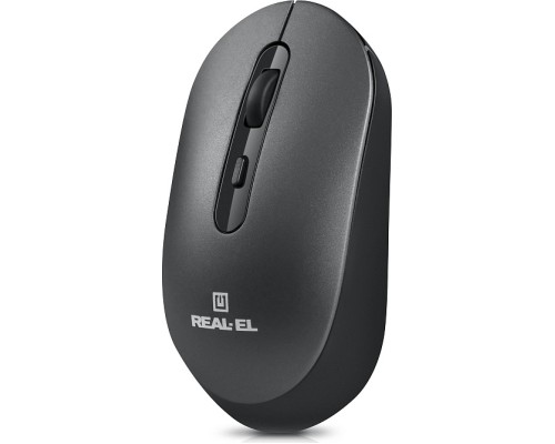 Мишка REAL-EL RM-470W Wireless/Bluetooth Dark Gray (EL123200049)