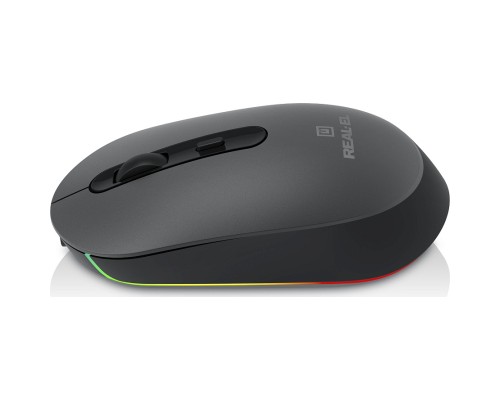 Мишка REAL-EL RM-470W Wireless/Bluetooth Dark Gray (EL123200049)