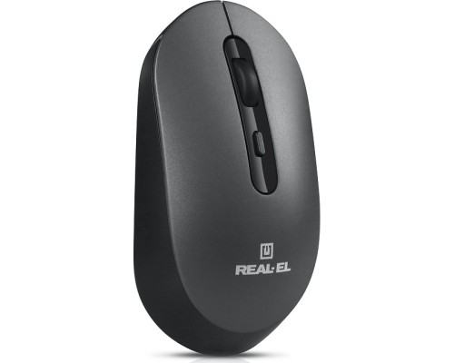 Мишка REAL-EL RM-470W Wireless/Bluetooth Dark Gray (EL123200049)