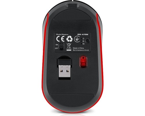 Мишка REAL-EL RM-470W Wireless/Bluetooth Dark Gray (EL123200049)