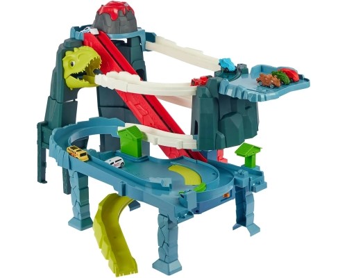 Ігровий набір ZIPP Toys Dino автотрек-вулкан електричний, 8 машинок (5505A)