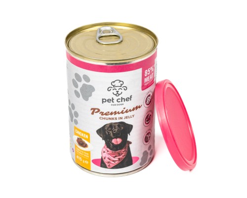 Вологий корм для собак Pet Chef З куркою 415 г (4820255193663)