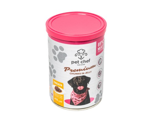 Вологий корм для собак Pet Chef З куркою 415 г (4820255193663)
