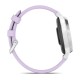 Смарт-годинник Garmin Lily 2 Active, Silver/Jasmine Purple, Silicone, (010-02891-01)