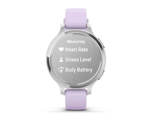 Смарт-годинник Garmin Lily 2 Active, Silver/Jasmine Purple, Silicone, (010-02891-01)